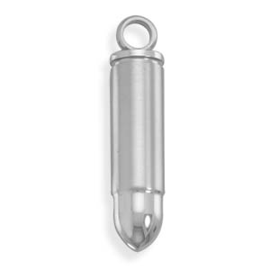 Stainless Steel Bullet Pendant CSSW5058
